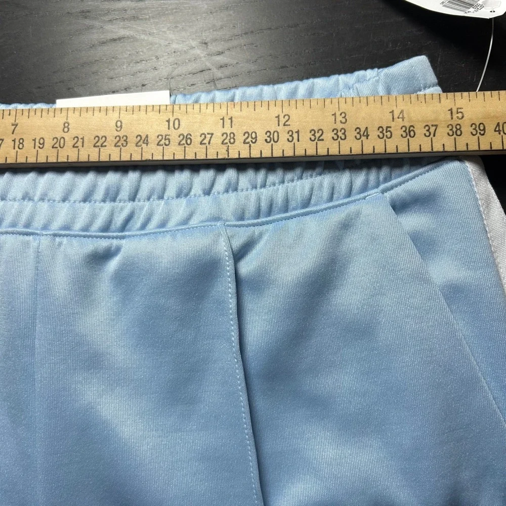 Old Navy Kids Blue High Rise Straight Full Length Track Pants Size M Side Stripe